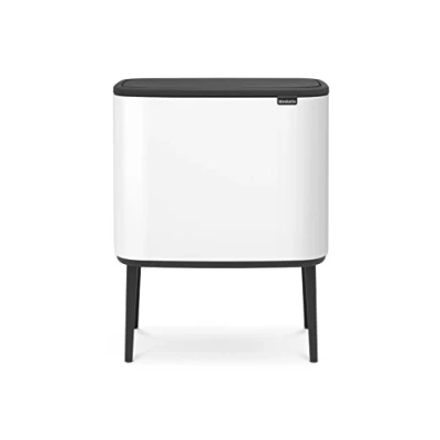 Image de Poubelle Brabantia Bo Touch Bin 11 et 23 litres Blanc