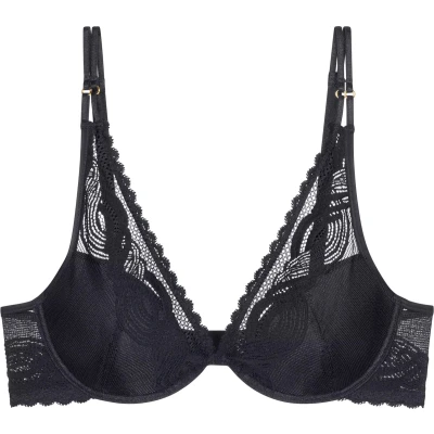 Afbeelding van Triumph Hypnotic Spotlight Triangel BH, Dames, Maat: 75E, Black