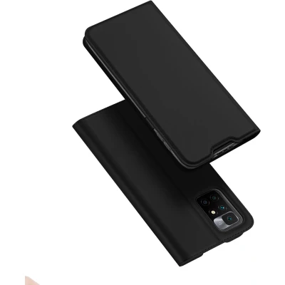 Afbeelding van Dux Ducis Telefoonhoesje geschikt voor Xiaomi Redmi Note 10 Skin Pro Book Case Zwart