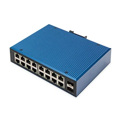 Afbeelding van Digitus DN 651138 Industrial Ethernet Switch 16 + 2 poorten 10 / 100 1000 MBit/s