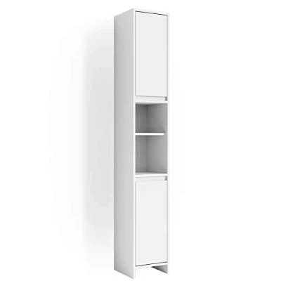 Afbeelding van Vicco Badkamerkast Emma, Wit/Wit, 30 x 190 cm