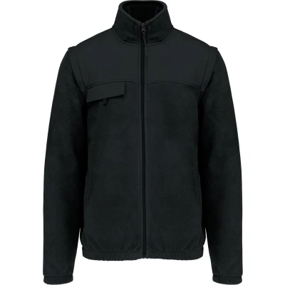 Afbeelding van WK. Designed To Work Fleecejas met afneembare mouwen WK9105 Black