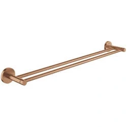 Afbeelding van GROHE Essentials handdoekhouder dubbel 60 cm Brushed Warm