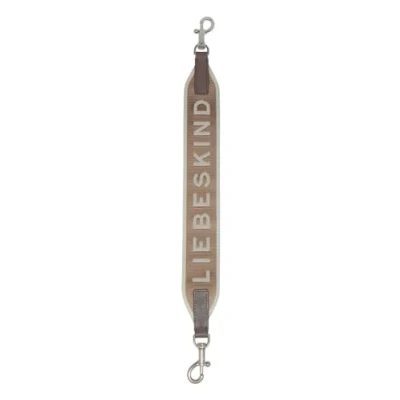 Afbeelding van LIEBESKIND BERLIN Schouderriem Accessoires voor tassen Fancy Strap Classic Short Wood Taupe