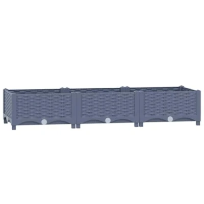 Afbeelding van Plantenbak verhoogd 120x40x23 cm polypropyleen