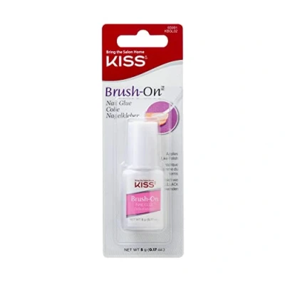 Image de Kiss Brush On Colle à ongles séchage rapide Rose 5 g