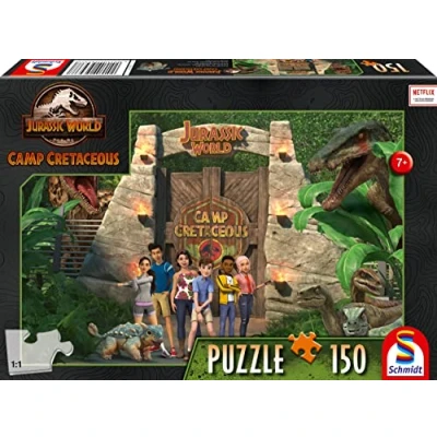 Afbeelding van Neue Abenteuer, Camp Kreidetijd, 150 stukjes (puzzel): kinderpuzzel Jurassic World Cretaceous