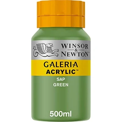 Image de Winsor &amp; Newton Acrylique Galeria 500ml Vert De Vessie Série 1