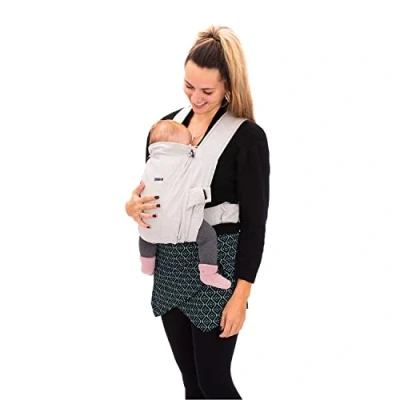 Afbeelding van Fillikid Premium draagzak 2 in 1 Ergonomisch EU gecertificeerd Natural Sand ontworpen met draagconsulent