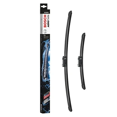 Image de Bosch Automotive balais d&#039;essuie glace plats Aerotwin A519S, Longueur: 600mm/340mm − 1 paire de avant