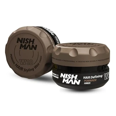 Afbeelding van NISHMAN W10 Hair Styling Wax Pomade Amber 100 ml