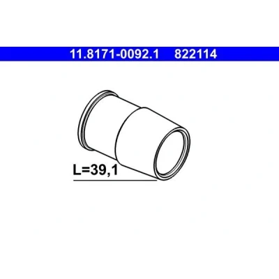 Afbeelding van ATE 11.8171 0092.1 Geleidehuls, remklauw