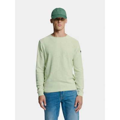 Afbeelding van No Excess Mannen Trui Met Ronde Hals Munt S