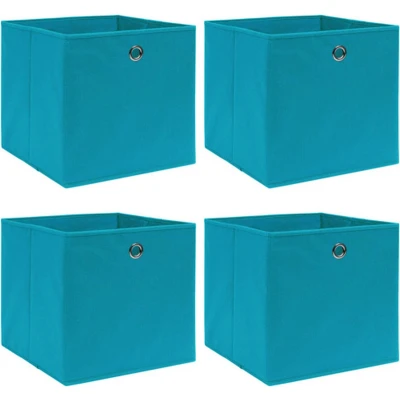Afbeelding van vidaXL Opbergbox Babyblauw zonder deksels