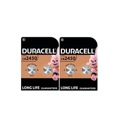 Afbeelding van Duracell CR2450 Lithium Knoopcel Batterij 20 stuks