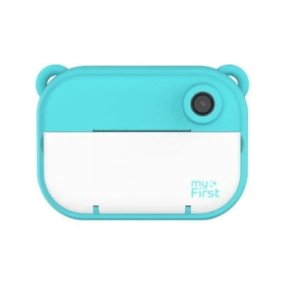 Afbeelding van myFirst Camera Insta 2 Blauw foto &amp; video kindercamera en inkt loze printer ineen 12MP selfie lens met grappige filters frames
