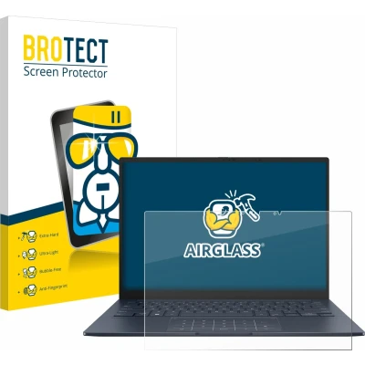 Afbeelding van BROTECT Screenprotector voor ASUS ZenBook 14 OLED UX3405 Folie Beschermfolie Beschermglas transparant