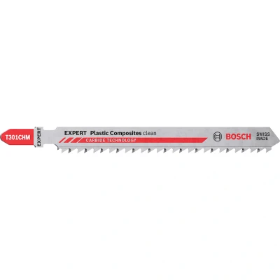 Image de BOSCH 2608900566 lame de scie sauteuse T 301 CHM Expert Plastic Composites Clean (3 packs)