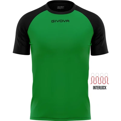Afbeelding van Sports T shirt Givova Capo Red Black Xl