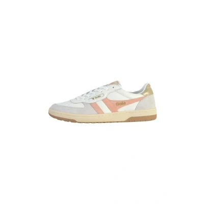 Afbeelding van Gola Hawk Unisex sneakers wit/parelroze/goud maat 37 EU, White Pearl Pink Gold, Wit Parel Roze Goud