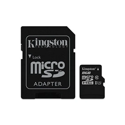 Image de Kingston carte mémoire flash 8 Go microSDHC UHS I