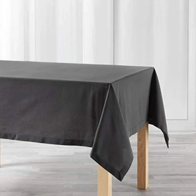 Afbeelding van Tafelkleed/Tafelzeil Charline antraciet 140x240cm