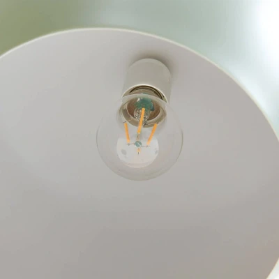Afbeelding van Lucande hanglamp Malisa, groen, 3 lamps, metaal, lengte 90cm