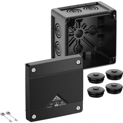 Afbeelding van Spelsberg Abox Pro 040 L/sw Aftakkast (l x b h) 102 70 mm Zwart IP66, IP67, IP69 1 stuk(s)