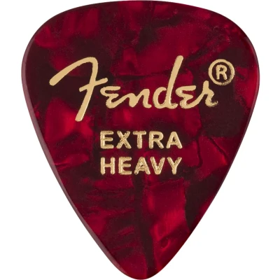 Afbeelding van Fender 351 Plectrum Extra Heavy Rood 12 pack