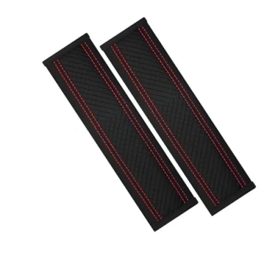 Afbeelding van JINJUMEI Set van 2 autogordelhoezen, veiligheidsgordelkussens voor auto, afneembaar, bekleding veiligheidsgordel, veiligheidsgordelhoes, veiligheidsgordelhoes