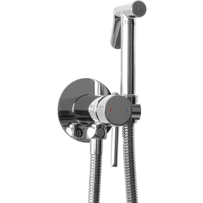 Afbeelding van REA Loop Bidetkraan Inbouw Mengkraan met Bidet Sproeier Set Chroom