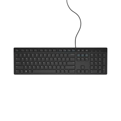 Afbeelding van Dell Toetsenbord externe USB Engels US, 104 toetsen, zwart, W125712085 (Engels KB216B)
