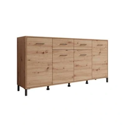 Afbeelding van Meubella Dressoir Vidor Eiken 183 cm