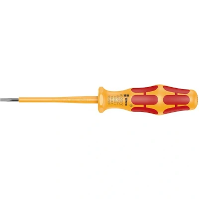 Afbeelding van WERA 1060 i VDE Kraftform geïsoleerde sleuf schroevendraaier, 0.4 x 2.5 80 mm 05051580001