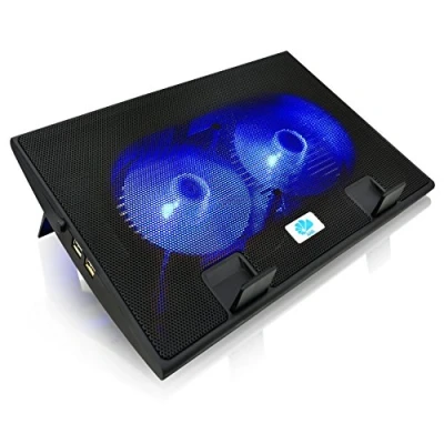 Afbeelding van AABCOOLING NC35 Koelhouder voor laptop, pad met 2 ventilatoren koeling USB koeler