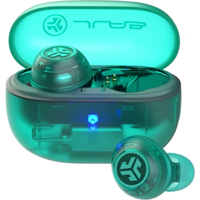 Afbeelding van JLAB Go POP ANC Draadloze oordopjes Noise Cancelling Oortjes Bluetooth Multipoint 24 uur speeltijd Met Microfoon Draadloos Geschikt voor Android en Apple Clear Teal