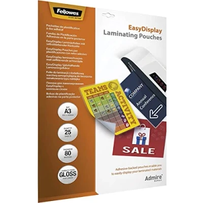 Afbeelding van Fellowes Admire A3 Lamineerhoezen EasyDisplay