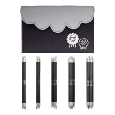 Afbeelding van KnitPro Karbonz sokkennaaldenset 15cm 2.00 4.00mm