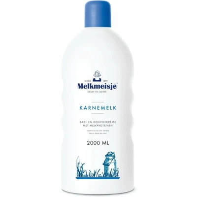 Afbeelding van Melkmeisje Bad en Douche Creme Karnemelk 2000 ml