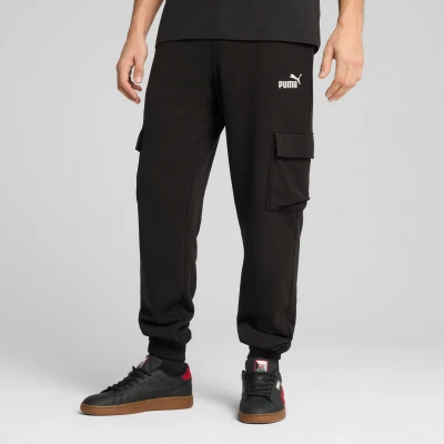 Afbeelding van Puma Essentials NO 1 LOGO Cargobroek, Heren, Maat: XXL, Black