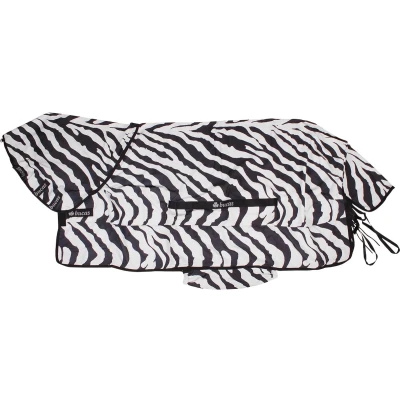 Afbeelding van Bucas Sweet itch Zebra deken zwart/wit maat:195