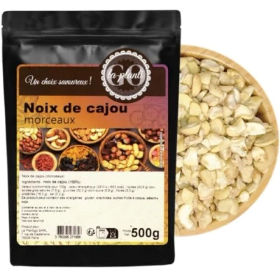 Afbeelding van Cashewnoten (stukjes) 500 g LA PLANTIGO