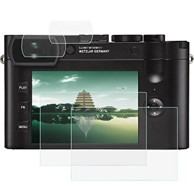 Afbeelding van Q2 LCD schermbeschermfolie voor Leica Q2, Fire Rock 9H, gehard glas, 2 stuks