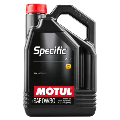 Afbeelding van Motul Specific 2312 0W 30 5L Motorolie 106414 PEUGEOT: 3008 II Off Road, Boxer Van, Partner CITROËN: Berlingo Relay Van