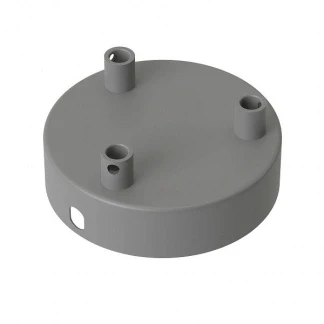 Afbeelding van Plafondkap Calex (Rond, 3 lampen, Beton)