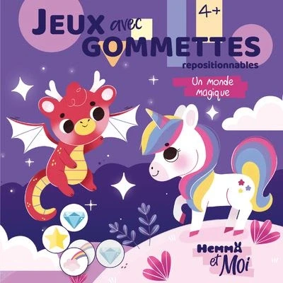 Image de Hemma et Moi Jeux avec gommettes Un monde magique repositionnables