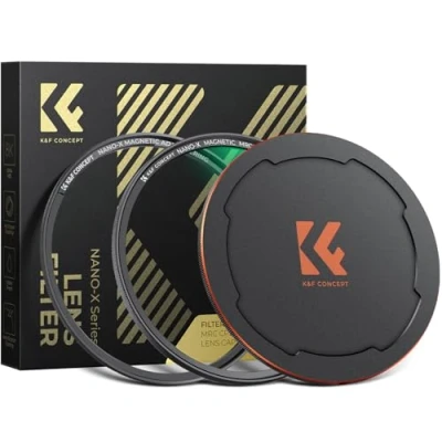 Afbeelding van K&amp;F Concept Nano X Series magnetisch CPL filter 77mm HD magnetische polarisatiefilter 28 meerlaagse coatings Ultra Slim lensfilter Optisch glas