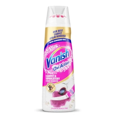 Afbeelding van Vanish Oxi Action Vlekverwijderaar voor tapijten, gouden tapijtreserum met schuurkop, gerichte vlekverwijdering, 195 ml