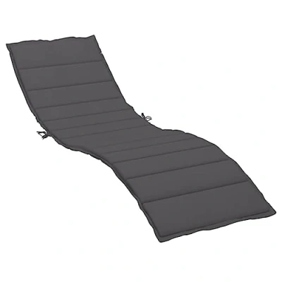 Afbeelding van vidaXL Ligbedkussen Antraciet 200 x 70 3 cm