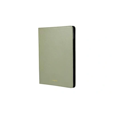 Afbeelding van iPad 9.7 2018 (6e gen)/2017 Bookcase hoesje dbramante1928 Effen Olijf Leer
